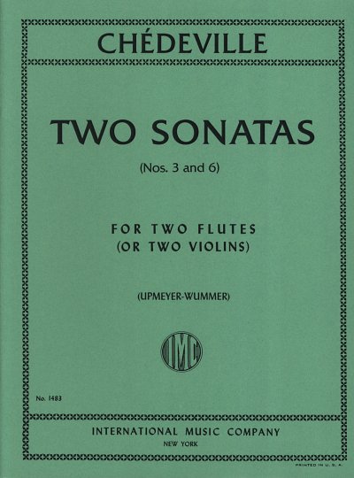 N. Chédeville: Sonate N. 2 E 3, 2Fl (Sppa)