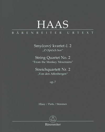 P. Haas: Streichquartett Nr. 2 op. 7, 2VlVaVc;Schl (Stsatz)