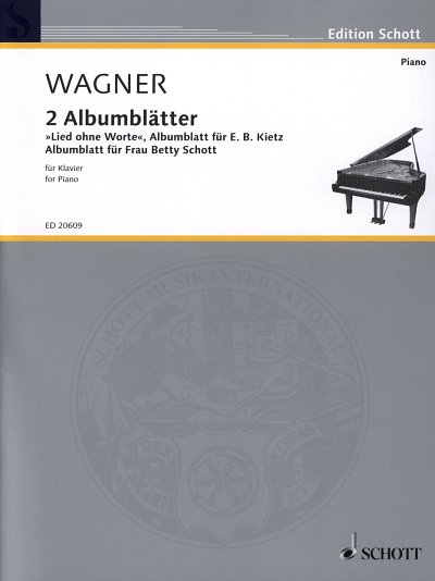 R. Wagner: 2 Albumblätter , Klav