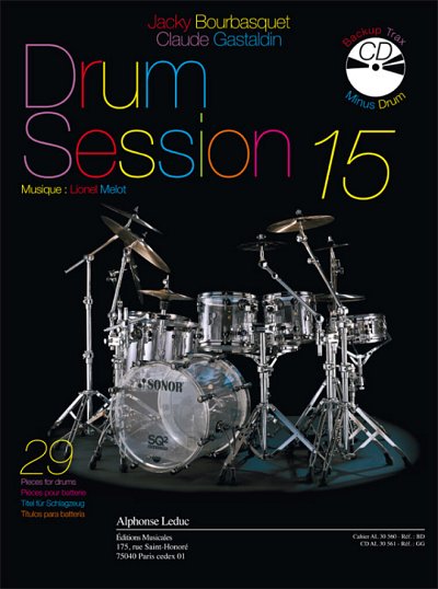J. Bourbasquet: Drum session 15, Drst (+CD)