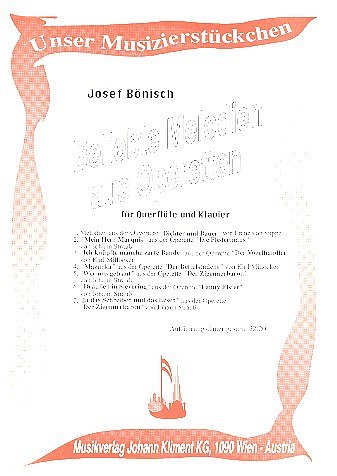 J. Bönisch: Beliebte Melodien aus Operett, FlKlav (KlavpaSt)
