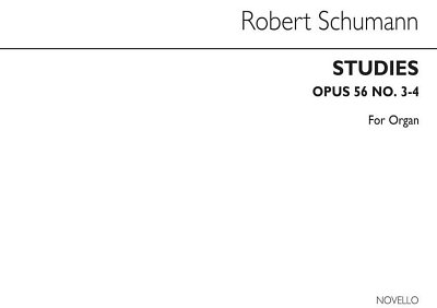 R. Schumann: Six Studies Op56 Nos.3-4 (Arranged John E , Org