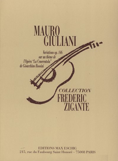 M. Giuliani: Variations Opus 146 Gt  (Part.)