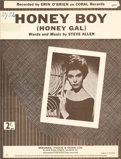 DL: S.A.E. O'Brien: Honey Boy (Honey Gal), GesKlavGit