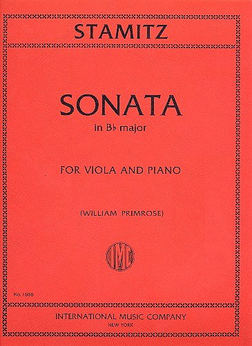 C. Stamitz: Sonata Si B (Primrose) (Bu)