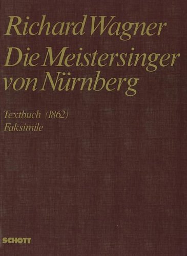 R. Wagner: Die Meistersinger von Nürnberg (Txtb)