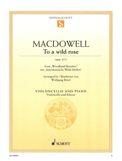 E. MacDowell: To a wild rose op. 51/1 , VcKlav