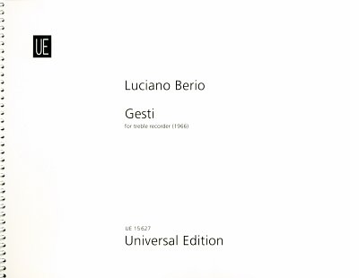 L. Berio: Gesti