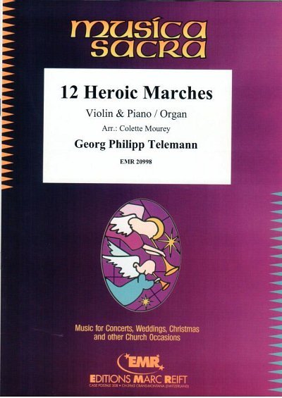 DL: G.P. Telemann: 12 Heroic Marches, VlKlv/Org