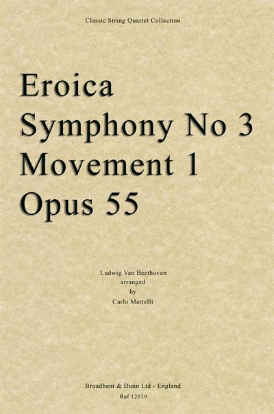 L. v. Beethoven: Symphony No. 3 Eroica Move, 2VlVaVc (Part.)