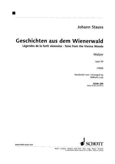 J. Strauß (Sohn) et al.: Geschichten aus dem Wienerwald op. 325