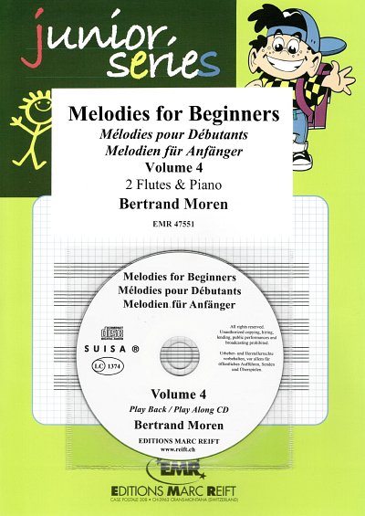 B. Moren: Melodies for Beginners Volume 4, 2FlKlav (+CD)