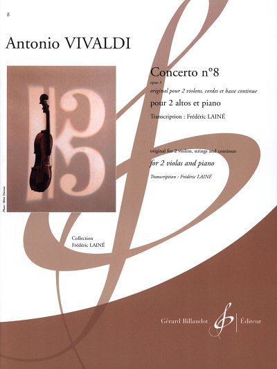 A. Vivaldi: Conceerto n°8 - Opus 3, 2Vla