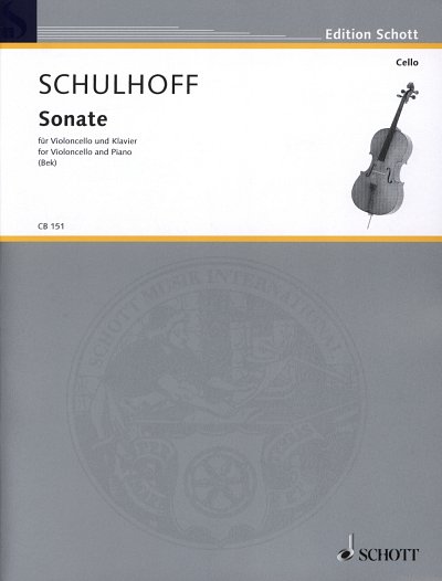 E. Schulhoff: Sonate WV 35 , VcKlav