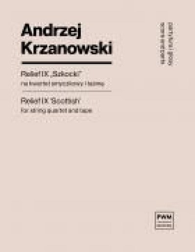 A. Krzanowski: Relief IX (_Scottish_) (Pa+St)