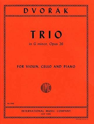 A. Dvořák: Trio Op. 26 Sol M.