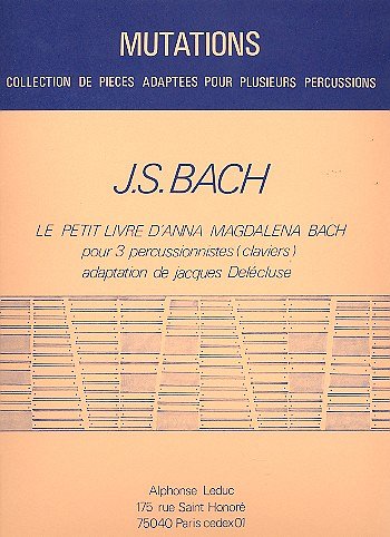 J.S. Bach: Petit Livre d'Anna Magdalena Bach (Bu)