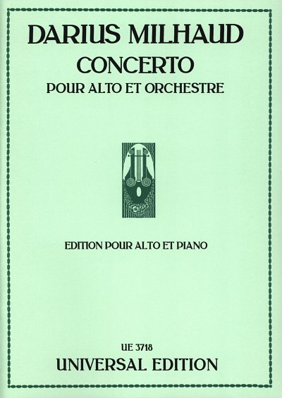 D. Milhaud: Concerto op. 108  (KA)