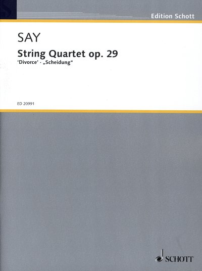 J.S. Bach: String Quartet op. 29 , 2VlVaVc (Pa+St)