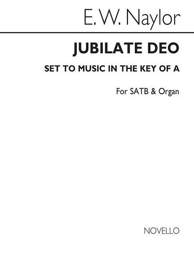 Jubilate Deo In A for SATB Chorus with acc.