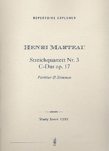 H. Marteau: Streichquartett C-Dur Nr.3 op.17