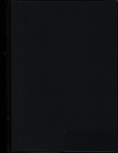 STAR Marschnotenmappe 19,5x13,5cm hoch 30 Taschen schwarz