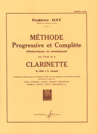 E. Gay: Méthode progressive et complète 1, Klar