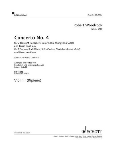 W. Robert: Concerto Nr. 4 a-Moll 