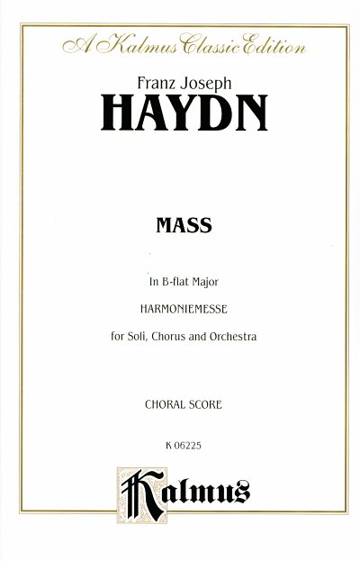 J. Haydn: Harmoniemesse Messe B-Dur Hob 22:14
