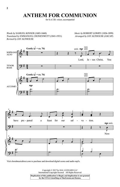 Anthem for Communion (Chpa)