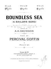 DL: P. Goffin: Boundless Sea (A Sailor's Song), GesKlav