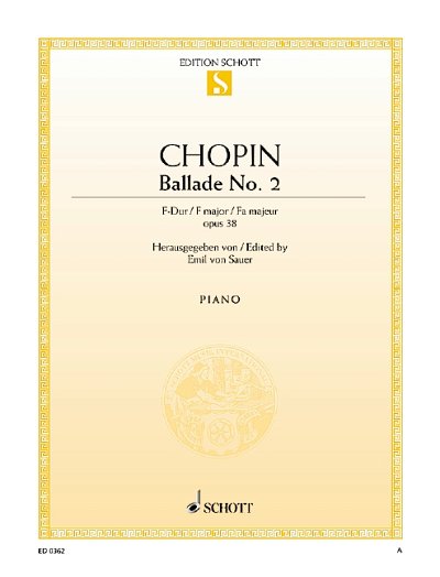 F. Chopin: Ballade No. 2 F-Dur op. 38 , Klav