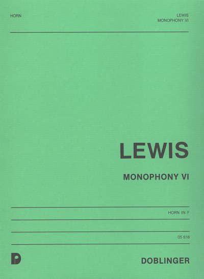 R.H. Lewis et al.: Monophony Vl