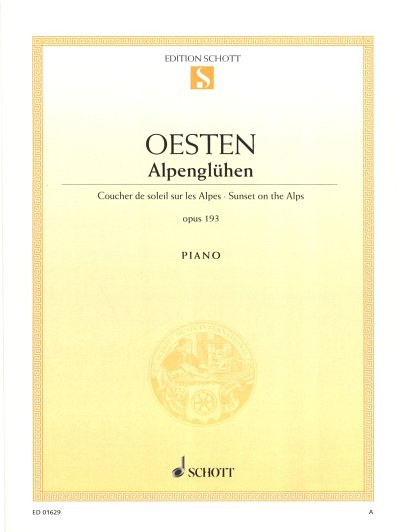 O. Theodor: Alpenglühen op. 193 , Klav