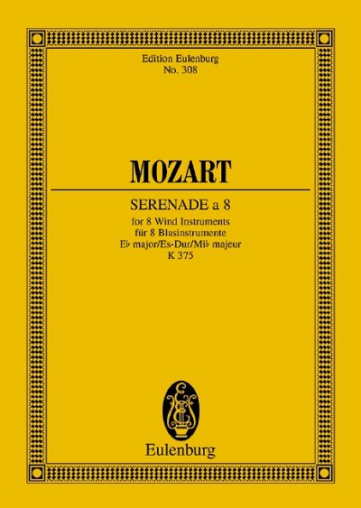 W.A. Mozart: Serenade a 8 Mi bémol majeur
