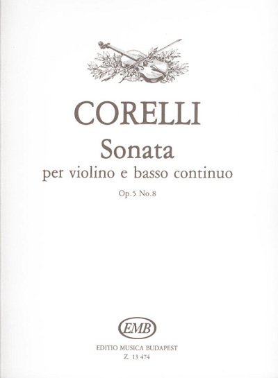 A. Corelli: Sonata per violino e basso continu, VlBc (Pa+St)