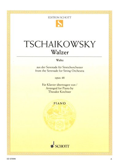 P.I. Tschaikowsky: Walzer op. 48 , Klav
