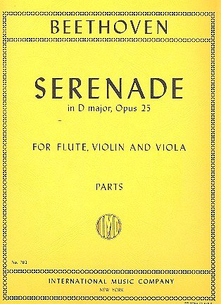 L. v. Beethoven: Serenata Re Op. 25 (Bu)