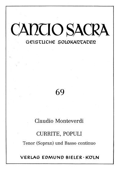 C. Monteverdi: Currite,  populi, GesHBc (Pa+St)