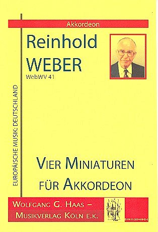 Weber Reinhold: 4 Miniaturen Webwv 41