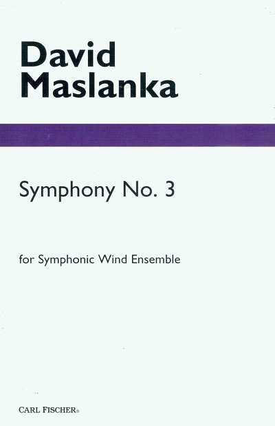 D. Maslanka: Symphony No. 3, Blaso (Part.)