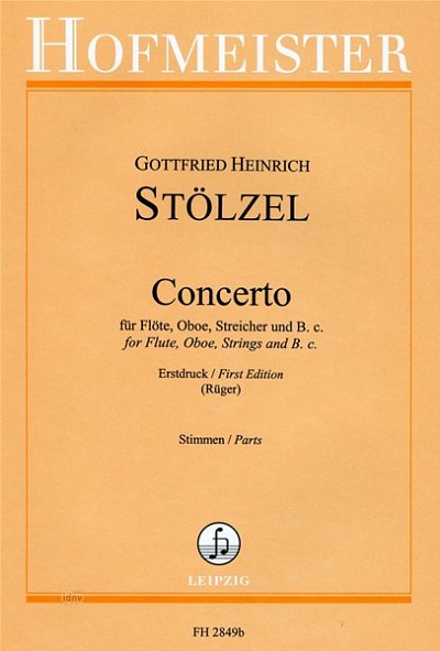 G.H. Stölzel: Concerto, FlObVlAvBc (Stsatz)