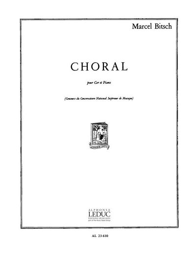 M. Bitsch: Choral, HrnKlav (KlavpaSt)