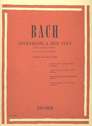 J.S. Bach: Invenzioni A 2 Voci, Klav