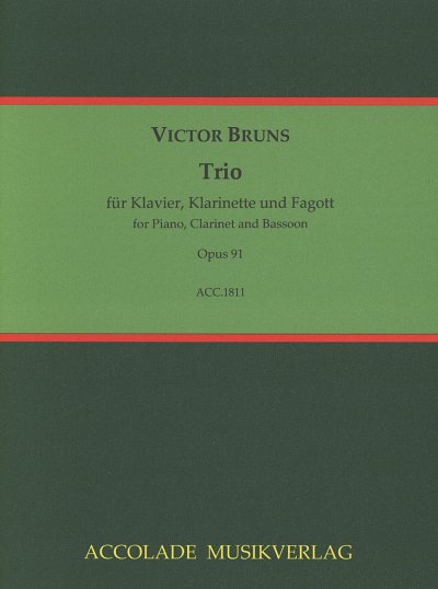 V. Bruns: Trio op. 91, KlarFgKlv (KlavpaSt)