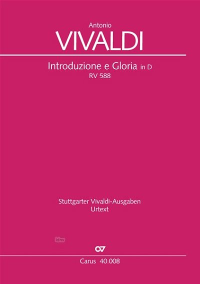 DL: A. Vivaldi: Introduzione e Gloria RV 588 (Part.)