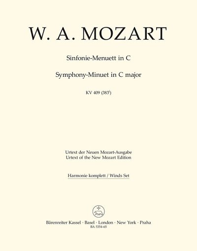 W.A. Mozart: Sinfonie-Menuett C-Dur KV 409, Sinfo (HARM)