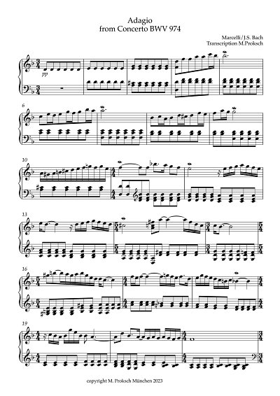 DL: J.S. Bach: Adagio  from Concerto BWV 974, Klav