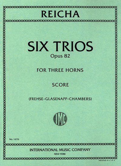 A. Reicha: 6 Trios Op 82