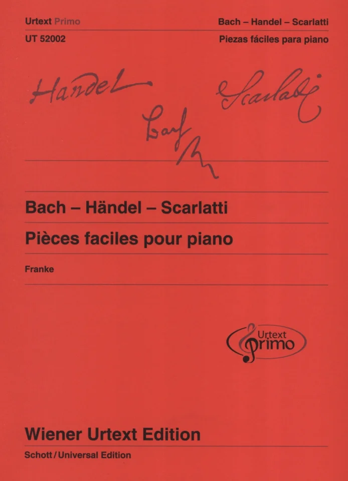 J.S. Bach: Pièces faciles pour piano avec conseils pra, Klav (0)